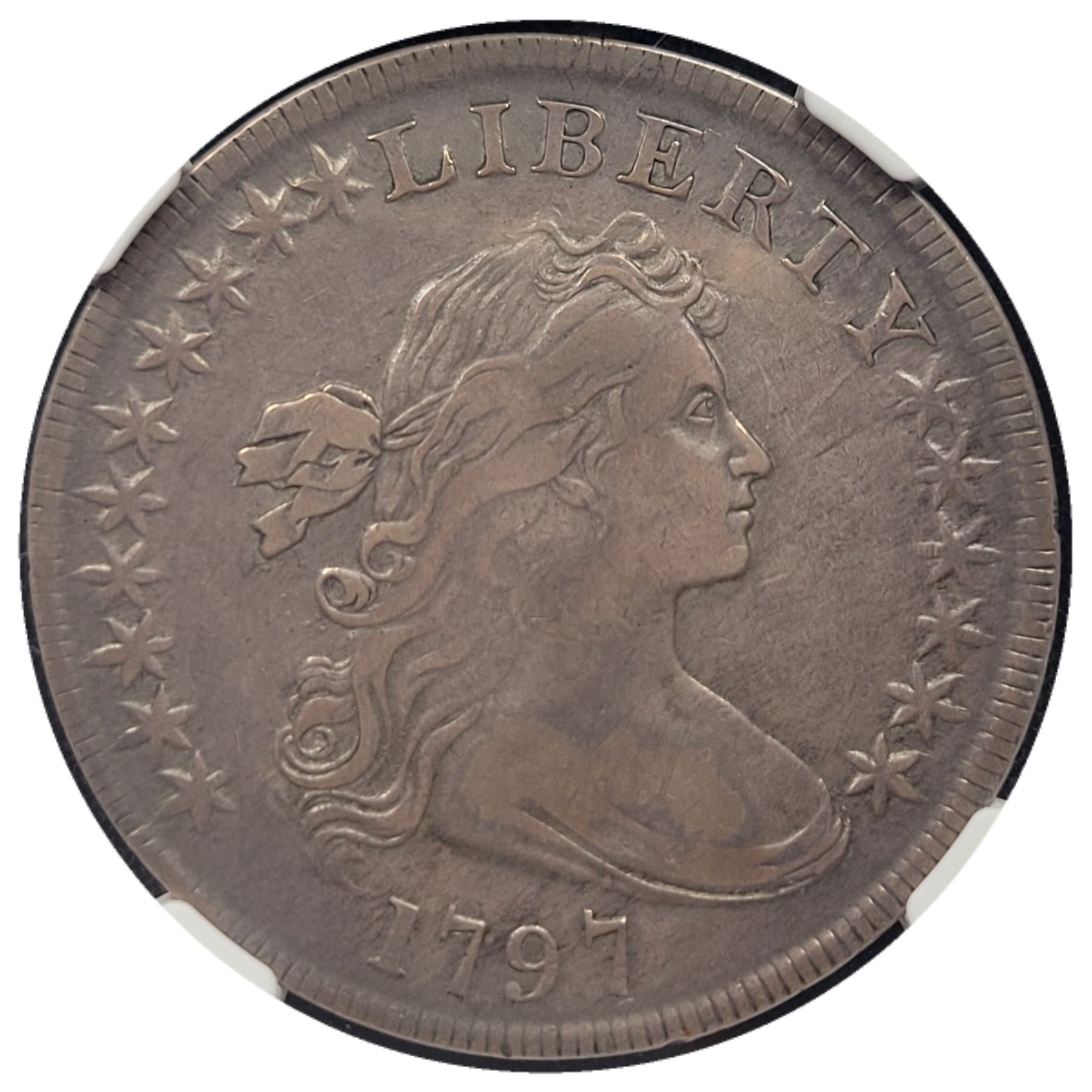 1797-$1-Draped-Bust-Dollar-10x6-Stars-Large-Letters-BB-71,-B-3